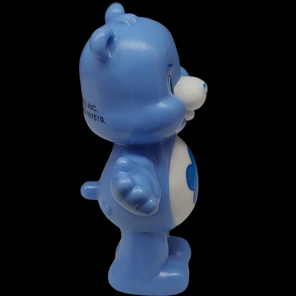 CARE BEARS "GRUMPY BEAR"   BLUE RAIN CLOUD TCFC FIGURE -2 3/8" - Picture 2 of 9